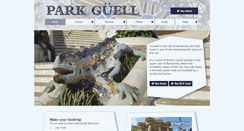 Desktop Screenshot of parkguell.es